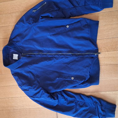 Blaue Bomberjacke Damen
