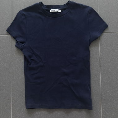 Bershka Dark Blue T-Shirt