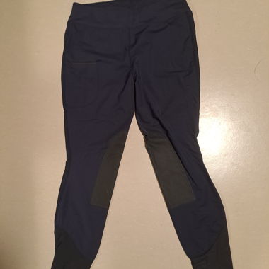 Leggings da equitazione blu scuro