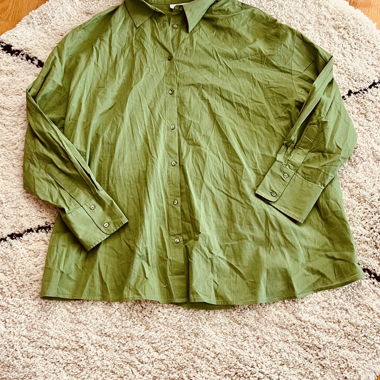 Chemise verte TOPSHOP