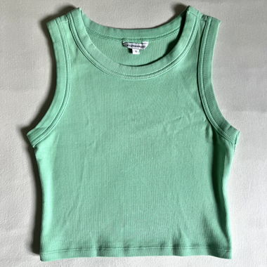 Crop Top vert clair