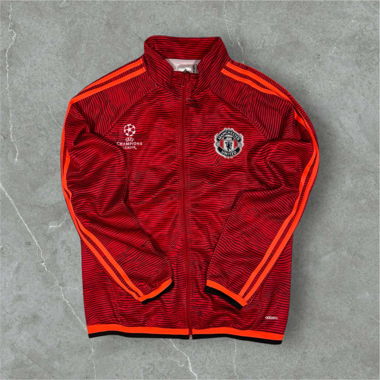 vintage manchester united adidas trackjacket