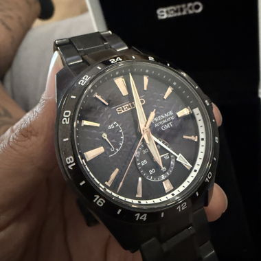 Seiko Presage GMT-Uhr limitierte Edition