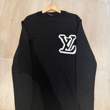 Black Louis Vuitton Knit Sweater Size M