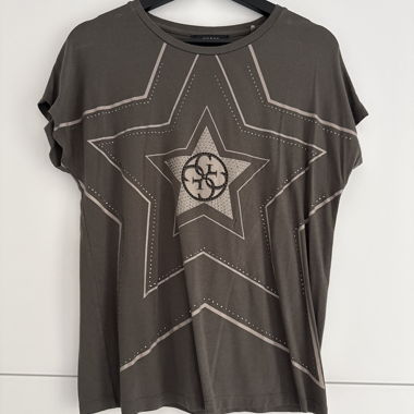 T-shirt Guess noir à étoiles