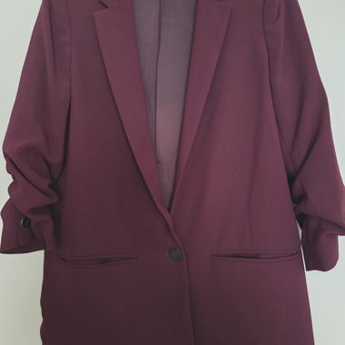 Blazer Mango bordeaux, taglia S