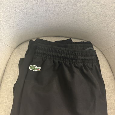 Schwarz Lacoste Jogginghose