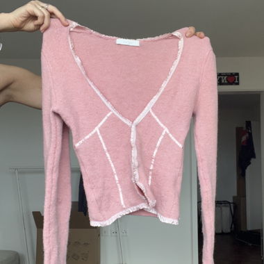 ballet core knit top