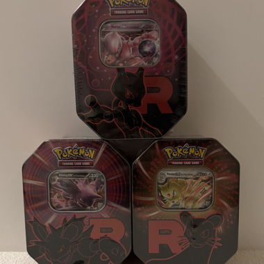 Pokémon sigillati Lotto di 3 cofanetti Team Rocket