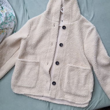 Jacke in Teddyoptik