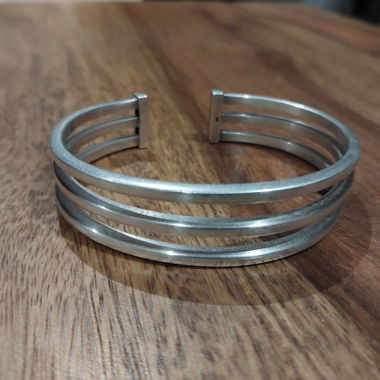 Vintage 1960 Rigid Bracelet 925 Silver VERY RARE!