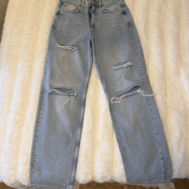 Zerrissene High-Waist Jeans