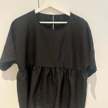 Schwarze Damenbluse