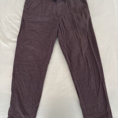 Pantalon à cordon Selected Homme Marron