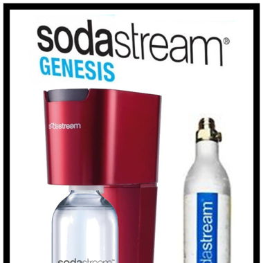 SodaStream Genesis Rot +1 Flasche Wassersprudler