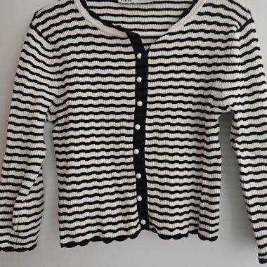 Striped ZARA Knit Cardigan
