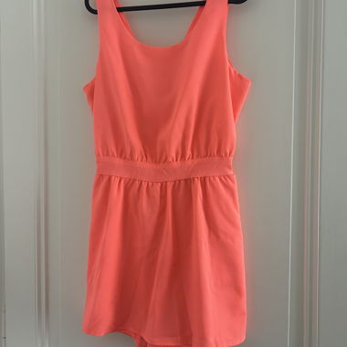 Abito combishort corallo Material Girl