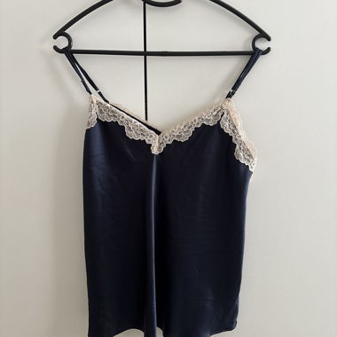 Spitzenbesetztes Satin-Camisole