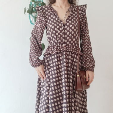 Retrokleid mit Rüschen H&M Gr.S