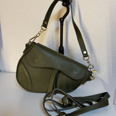 Sac vert kaki – Porté épaule & bandoulière