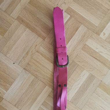 Ceinture femme Rose Cuir 