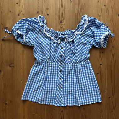 Cottagecore-Picknick-Bluse