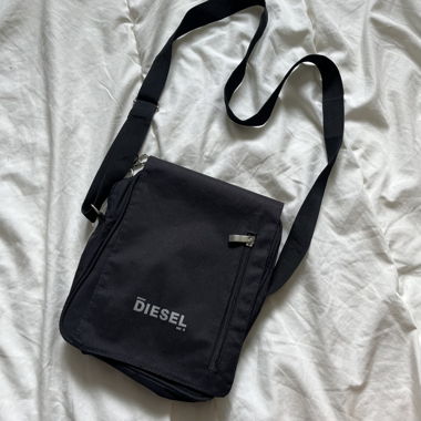 Diesel Black Crossbody Shoulder Bag