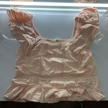 Blusa di pizzo rosa
