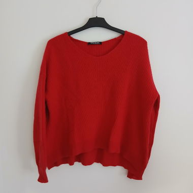 Maglione rosso in seta e cashmere Betty Barclay