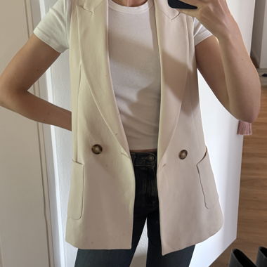 Veste sans manches Cream