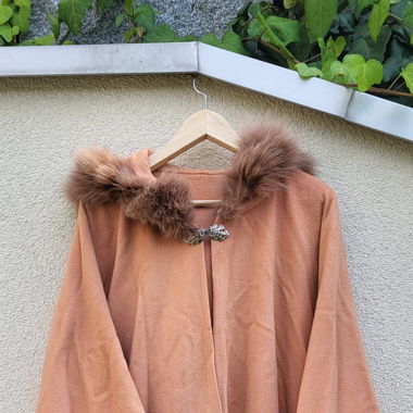 Wool and Cashmere Poncho