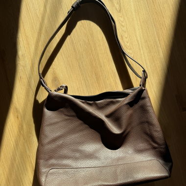 Brown Leather Crossbody Bag