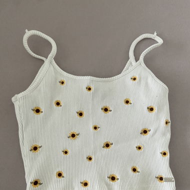 Top mit Sonnenblumen Gr. M