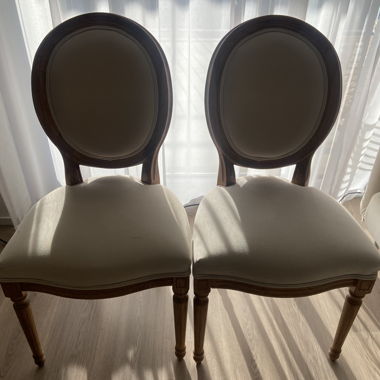 2 chaises