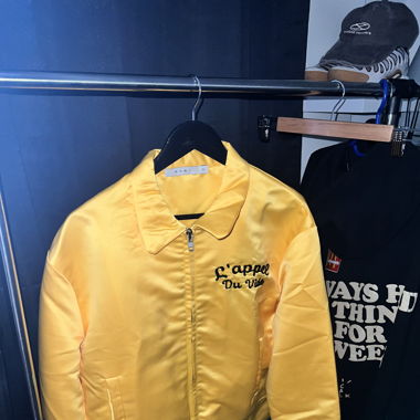 Veste satin jaune MNML