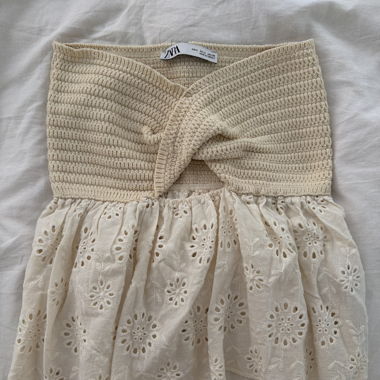 Zara lace knit top