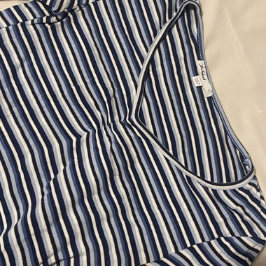 subdued blue striped longsleeve
