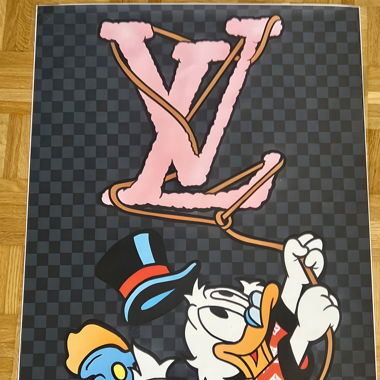 Leinwandbild „ Dagobert Duck VL“