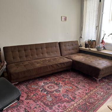 Fake leather sofa