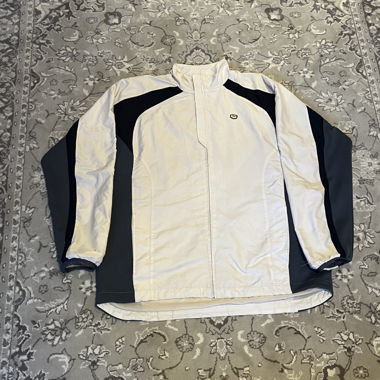 Giacca antivento Nike TN Air bianca e nera
