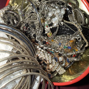 Schmuck-Mystery-Box (silber) 