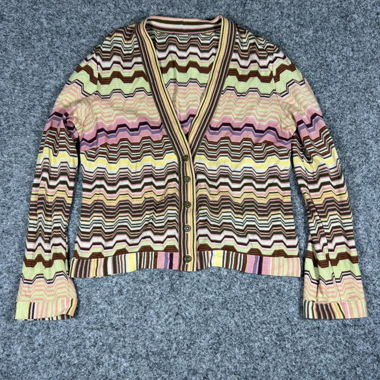Cardigan tricot à motifs