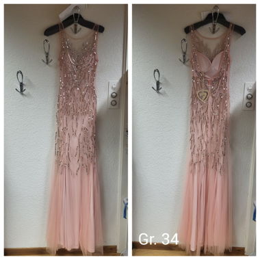 Paillettenkleid Abendkleid Gr 34