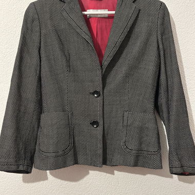 Blazer avec motif pied-de-poule