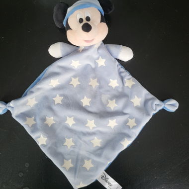 Doudou Mickey bleu