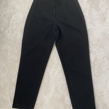 ZARA High-Waist Hose Schwarz - Grösse S