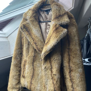 H&M faux fur coat