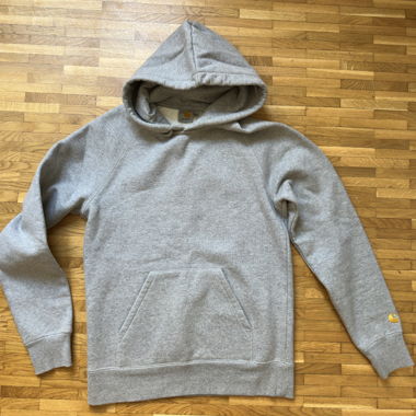 Sweat à capuche Carhartt WIP Hooded Chase en gris chiné