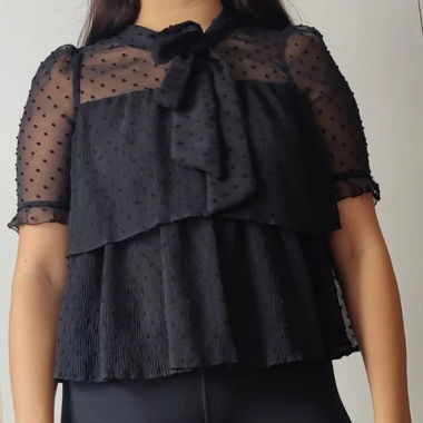 Zara Mesh Top