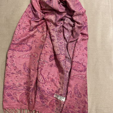 sciarpa rosa